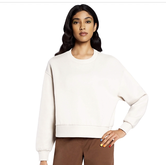 Medium White Boxy Jumper