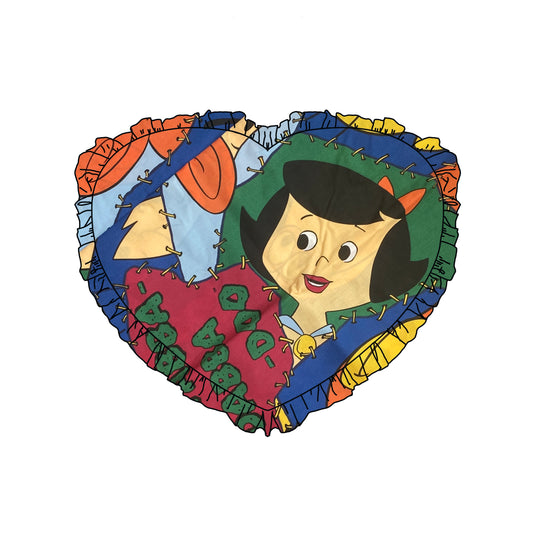 Custom Reworked Heart Duvet Jumper In This Fabric