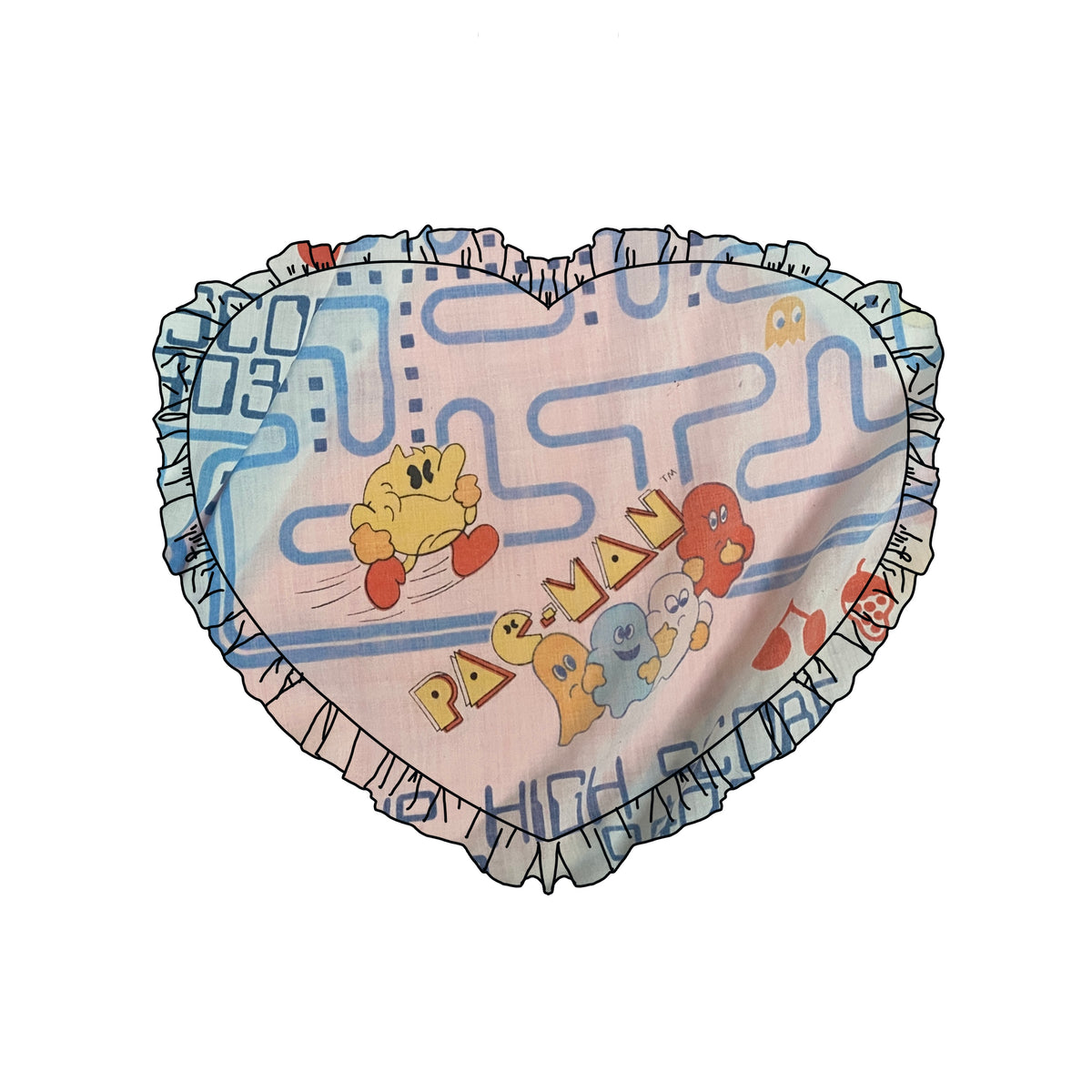 Custom Reworked Heart Duvet Jumper In This Fabric