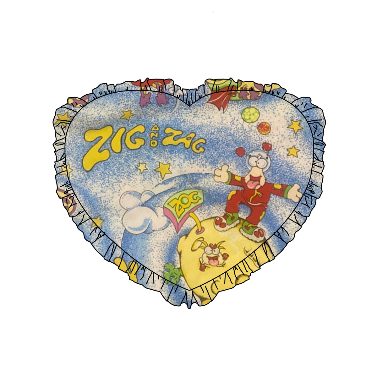 Custom Reworked Heart Duvet Jumper In This Fabric