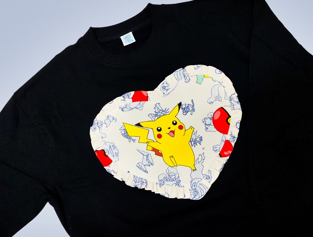 Custom Reworked Heart Duvet Jumper In This Fabric