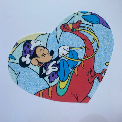 Custom Reworked Heart Duvet Jumper In This Fabric