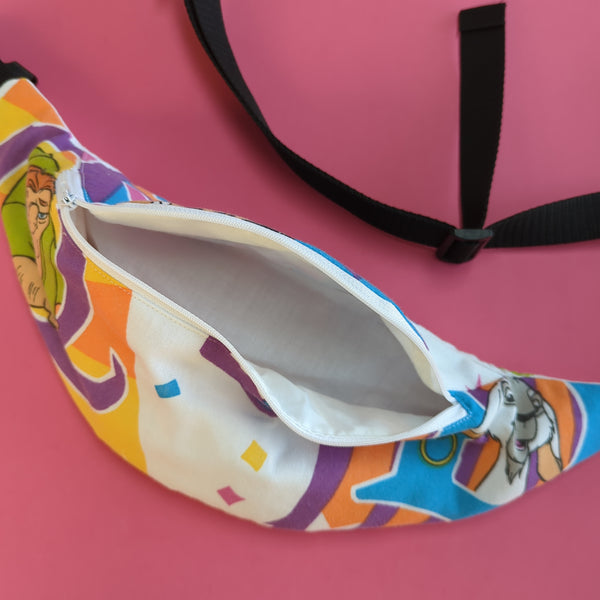 Reworked Duvet Cover bumbag.