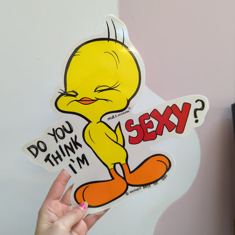 Tweety 1984 Vinyl Sticker XL No.25