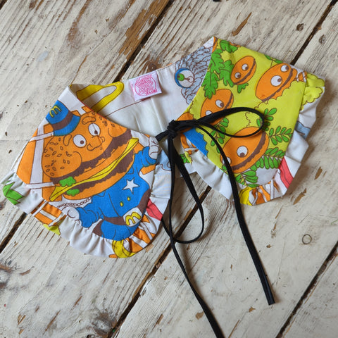 Fast food kitsch faux collar