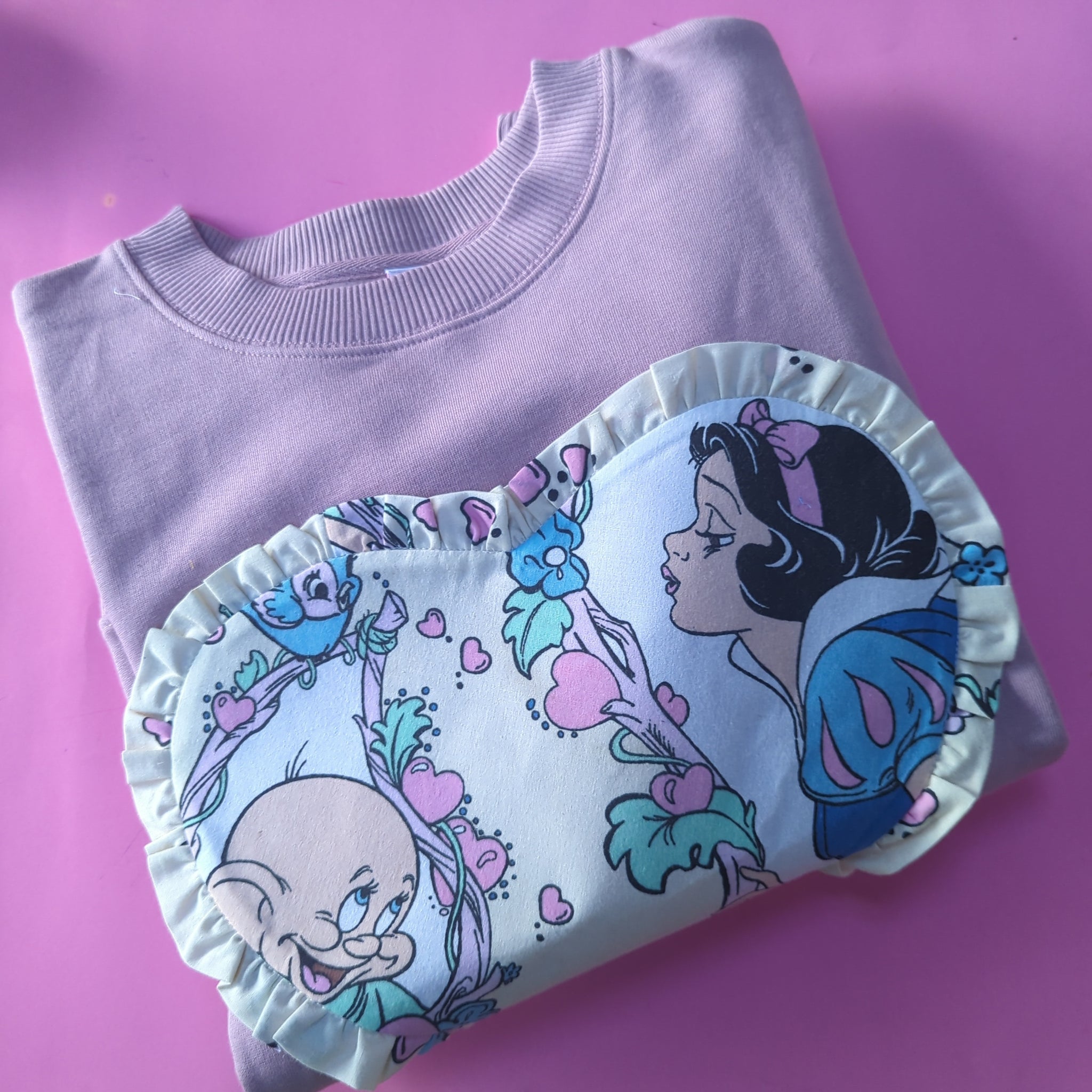 Reworked duvet jumper Size L