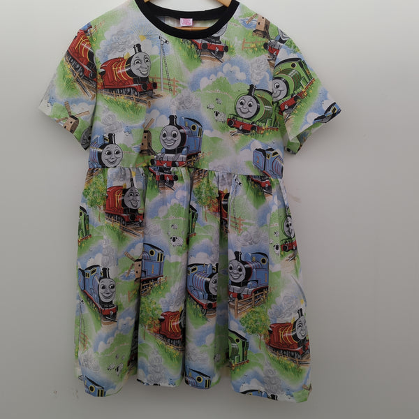 Dress made with Reworked Duvet Cover Size 20 "THM"