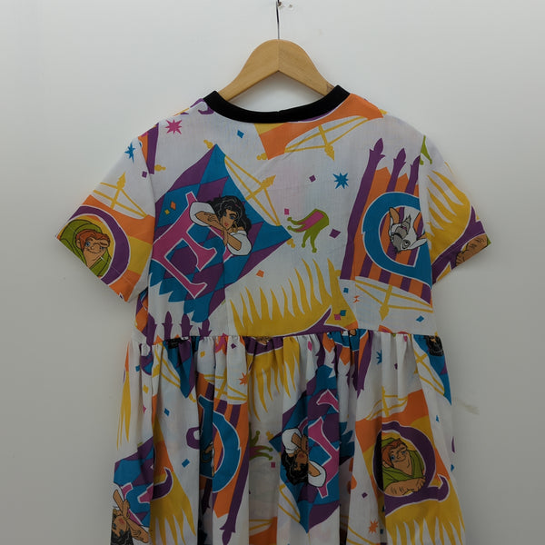 Dress made with Reworked Duvet Cover Size 8/10 "ES"