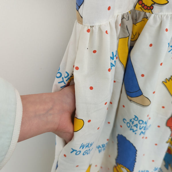 Dress made with Reworked Duvet Cover Size 8/10 "SMP"