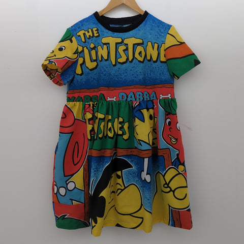 Dress made with Reworked Duvet Cover Size 8