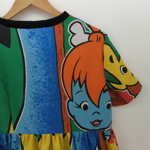 Dress made with Reworked Duvet Cover Size 8