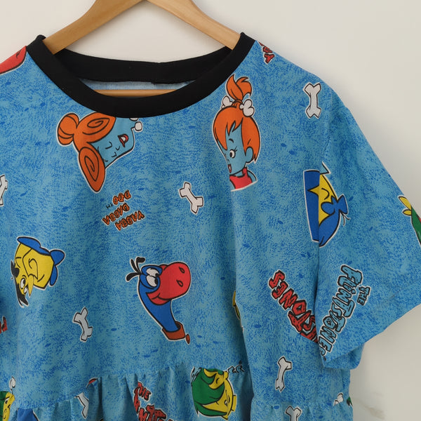 Dress made with Reworked Duvet Cover Size 22