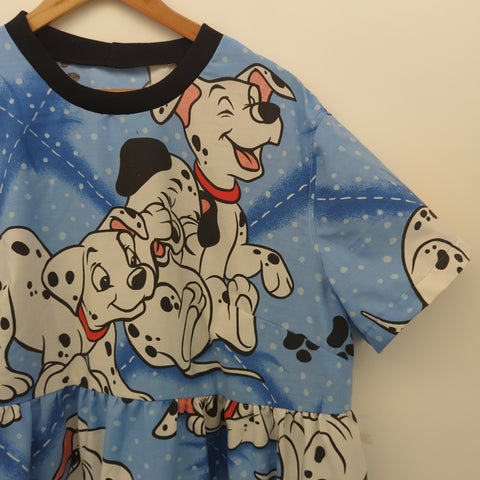 Dress made with Reworked Duvet Cover Size 18 "DLMN"