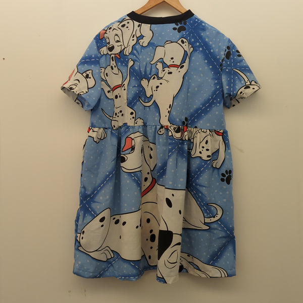 Dress made with Reworked Duvet Cover Size 18 "DLMN"