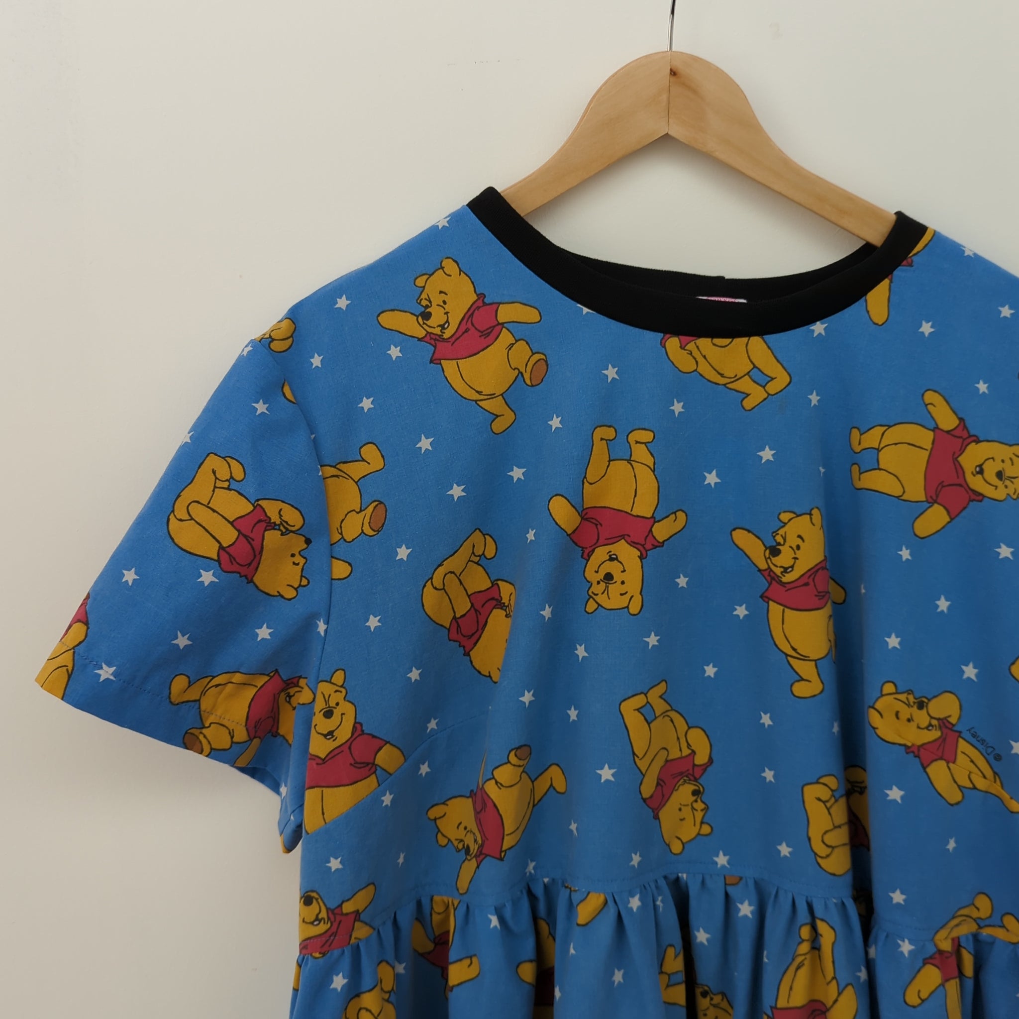 Dress made with Reworked Duvet Cover Size 22