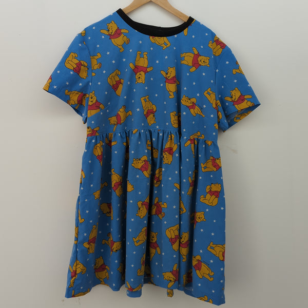 Dress made with Reworked Duvet Cover Size 22