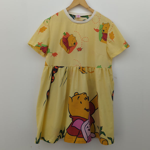 Dress made with Reworked Duvet Cover Size 14