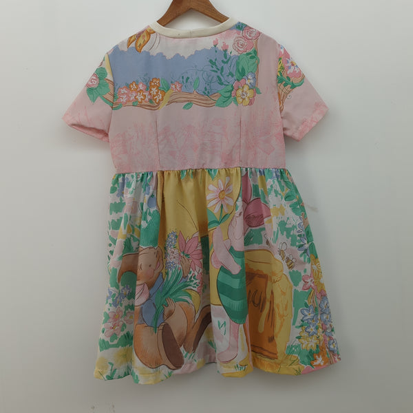 Dress made with Reworked Duvet Cover Size 12