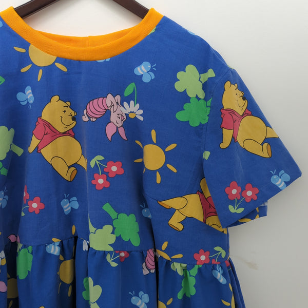 Dress made with Reworked Duvet Cover Size 20