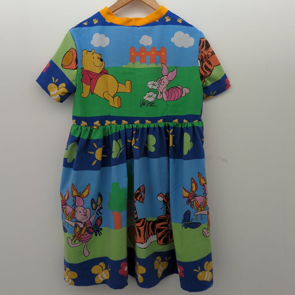 Dress made with Reworked Duvet Cover Size 8