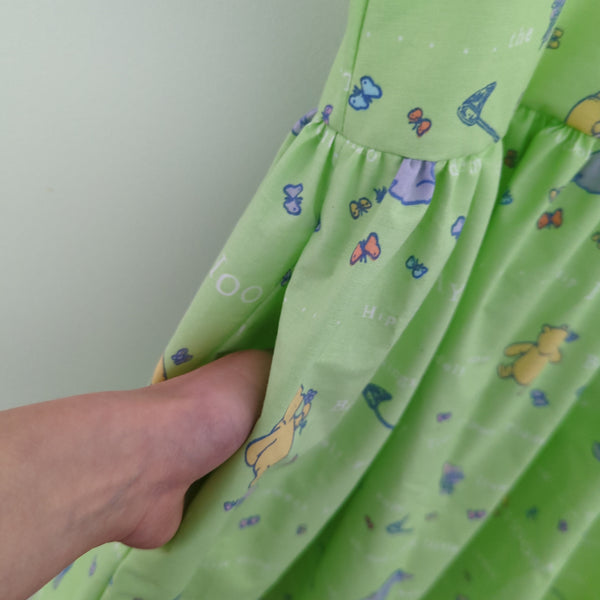 Dress made with Reworked Duvet Cover Size 8