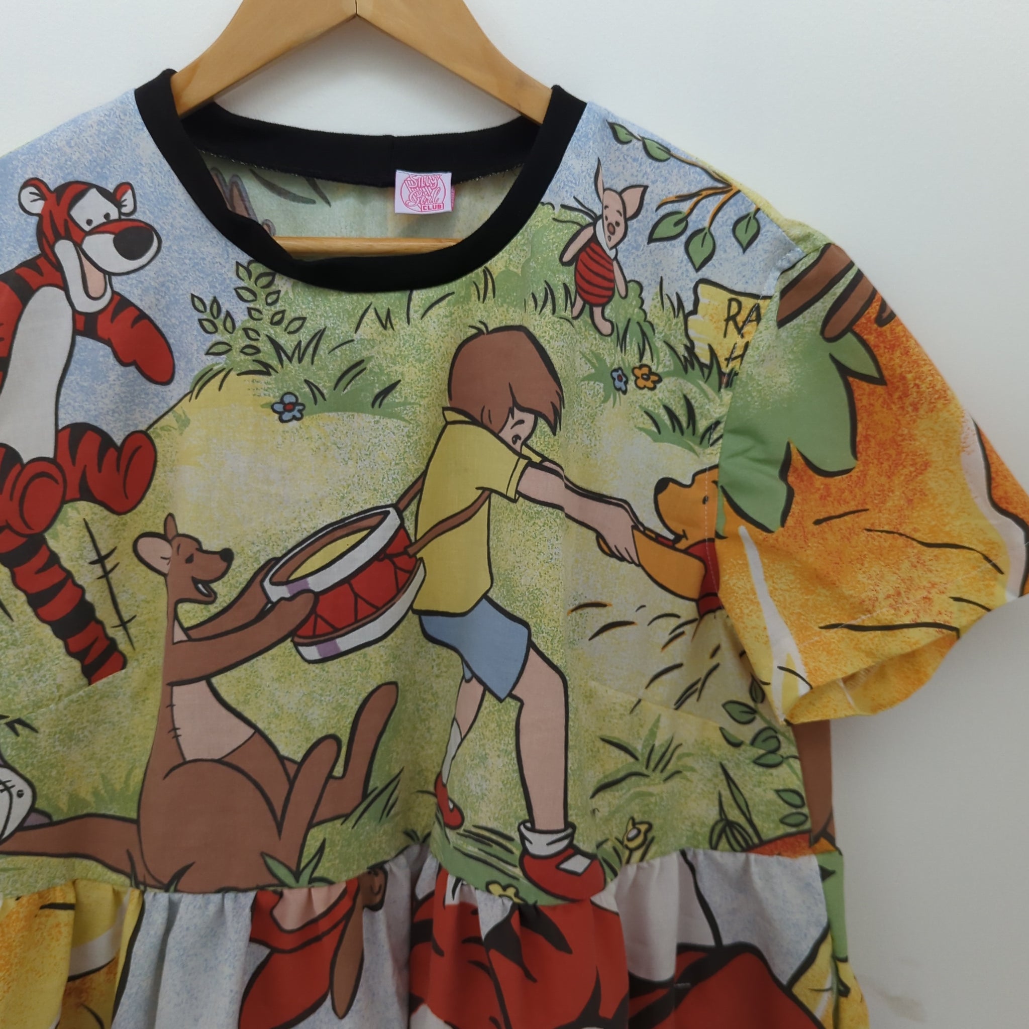 Dress made with Reworked Duvet Cover Size 12/14