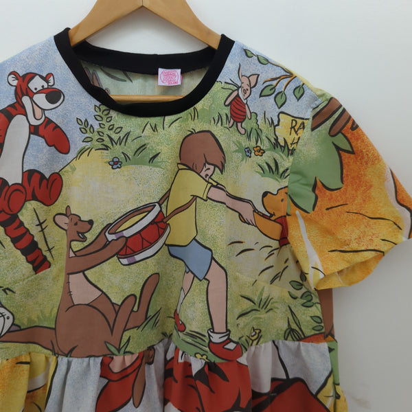 Dress made with Reworked Duvet Cover Size 12/14