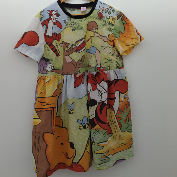 Dress made with Reworked Duvet Cover Size 12/14