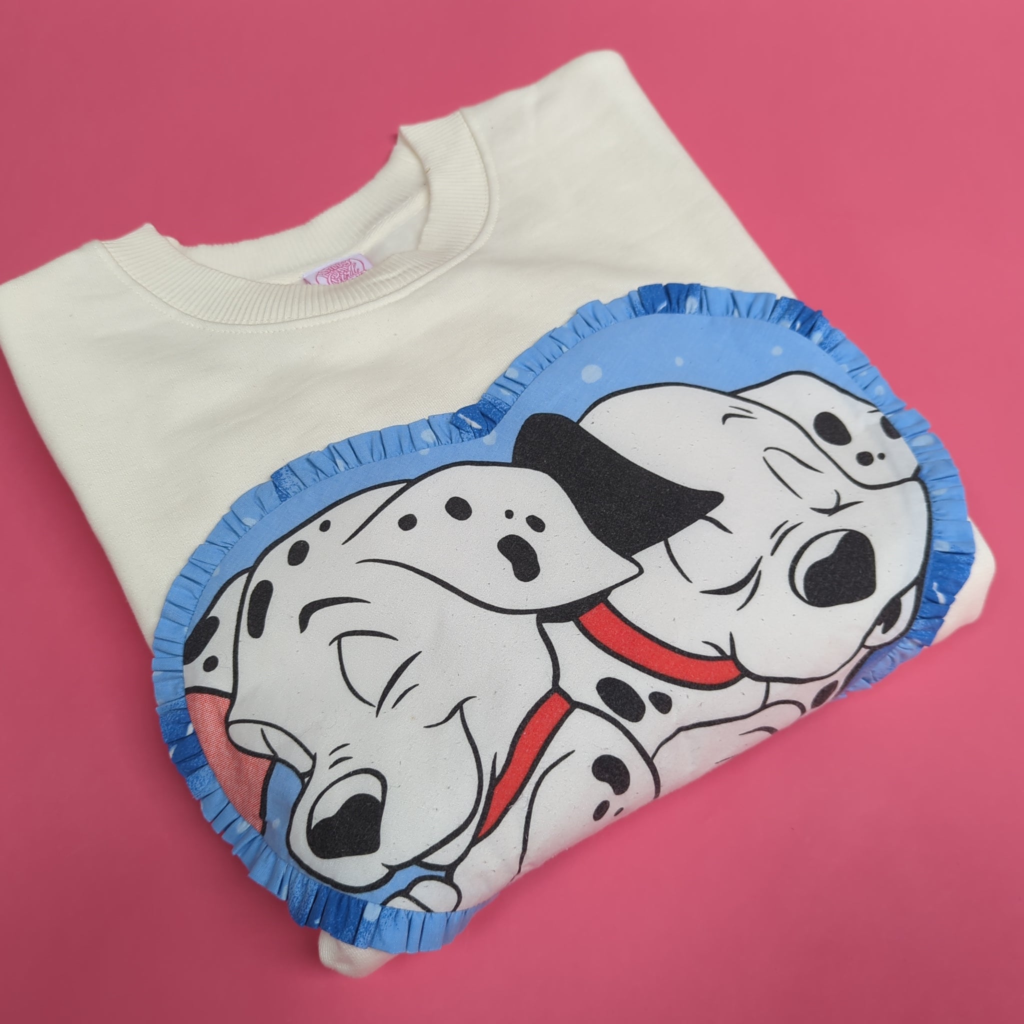 Reworked duvet jumper - Size S