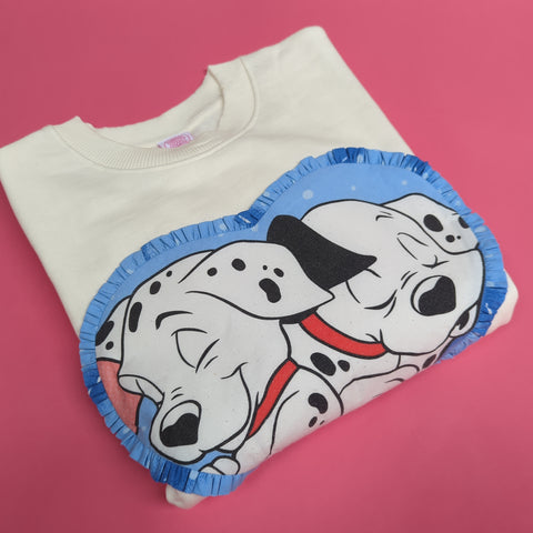 Reworked duvet jumper - Size S