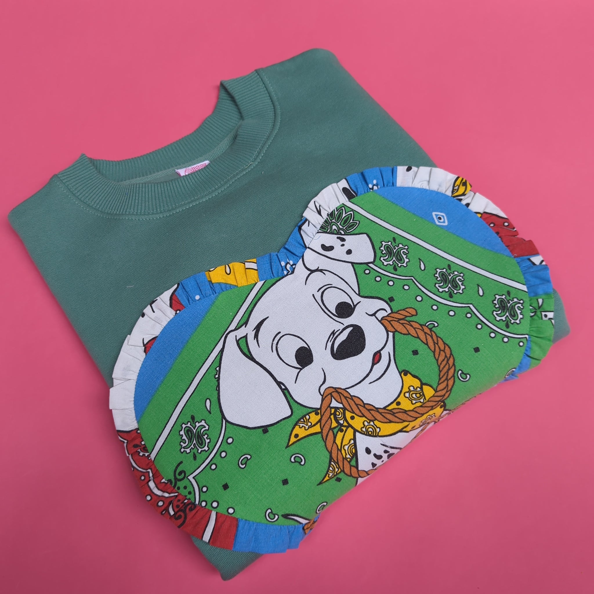 Reworked duvet jumper Dark Navy- Size S