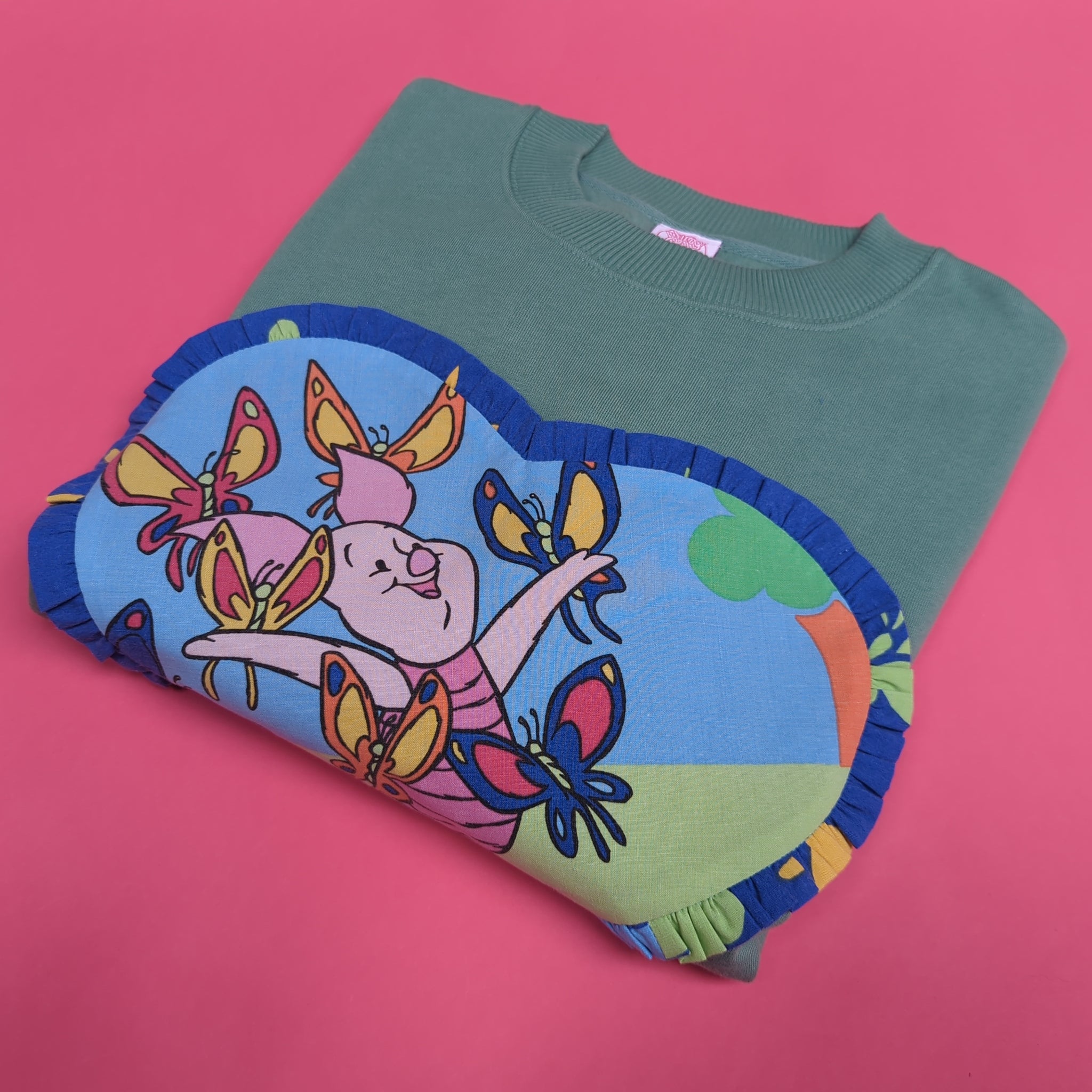 Reworked duvet jumper Dark Navy- Size S