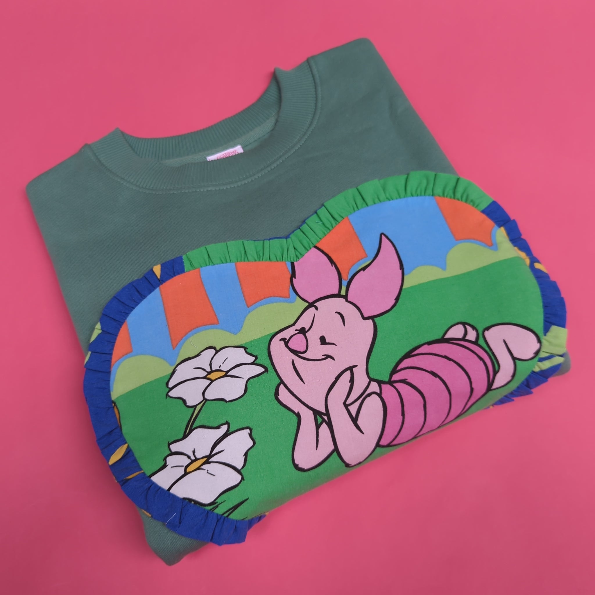 Reworked duvet jumper - Size S