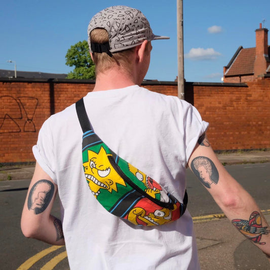 Reworked Duvet Cover bumbag.