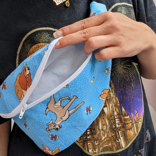 Reworked Duvet Cover bumbag.