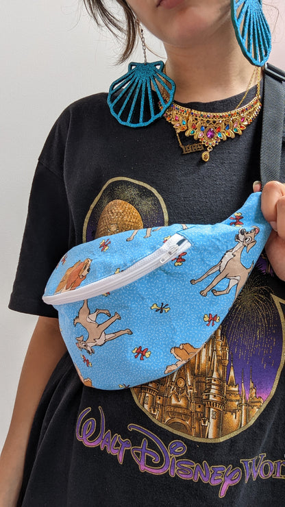 Reworked Duvet Cover bumbag.