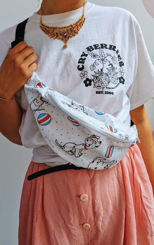 Reworked Duvet Cover bumbag.