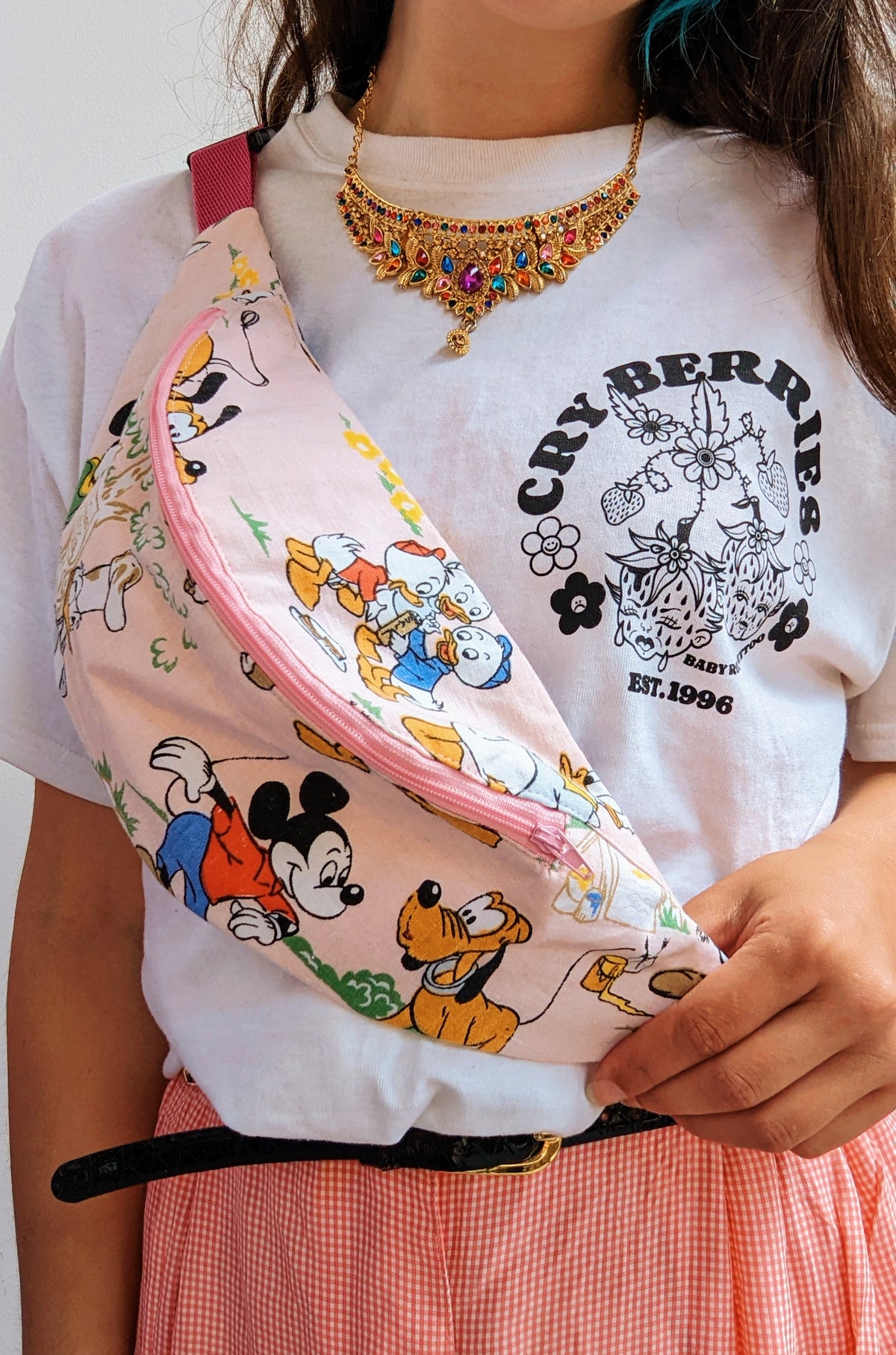 Reworked Duvet Cover bumbag.