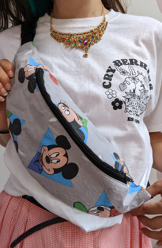 Reworked Duvet Cover bumbag.