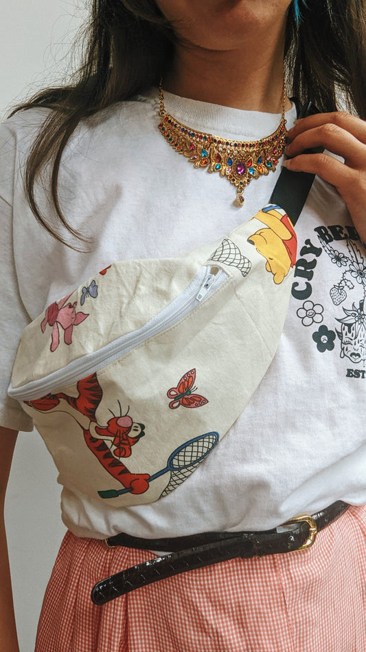 Reworked Duvet Cover bumbag.