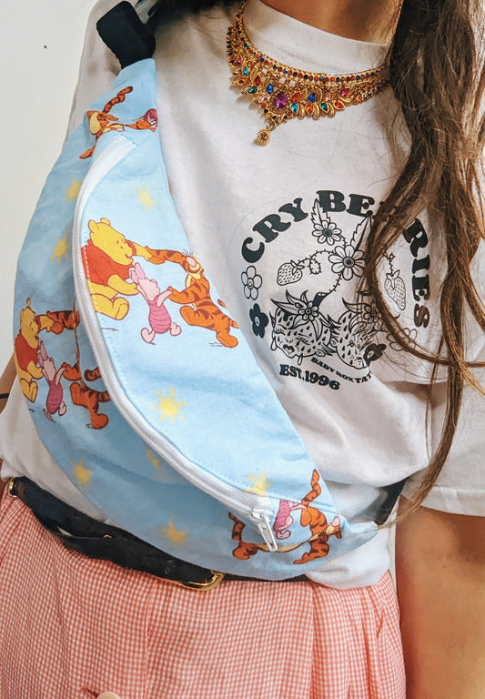Reworked Duvet Cover bumbag.