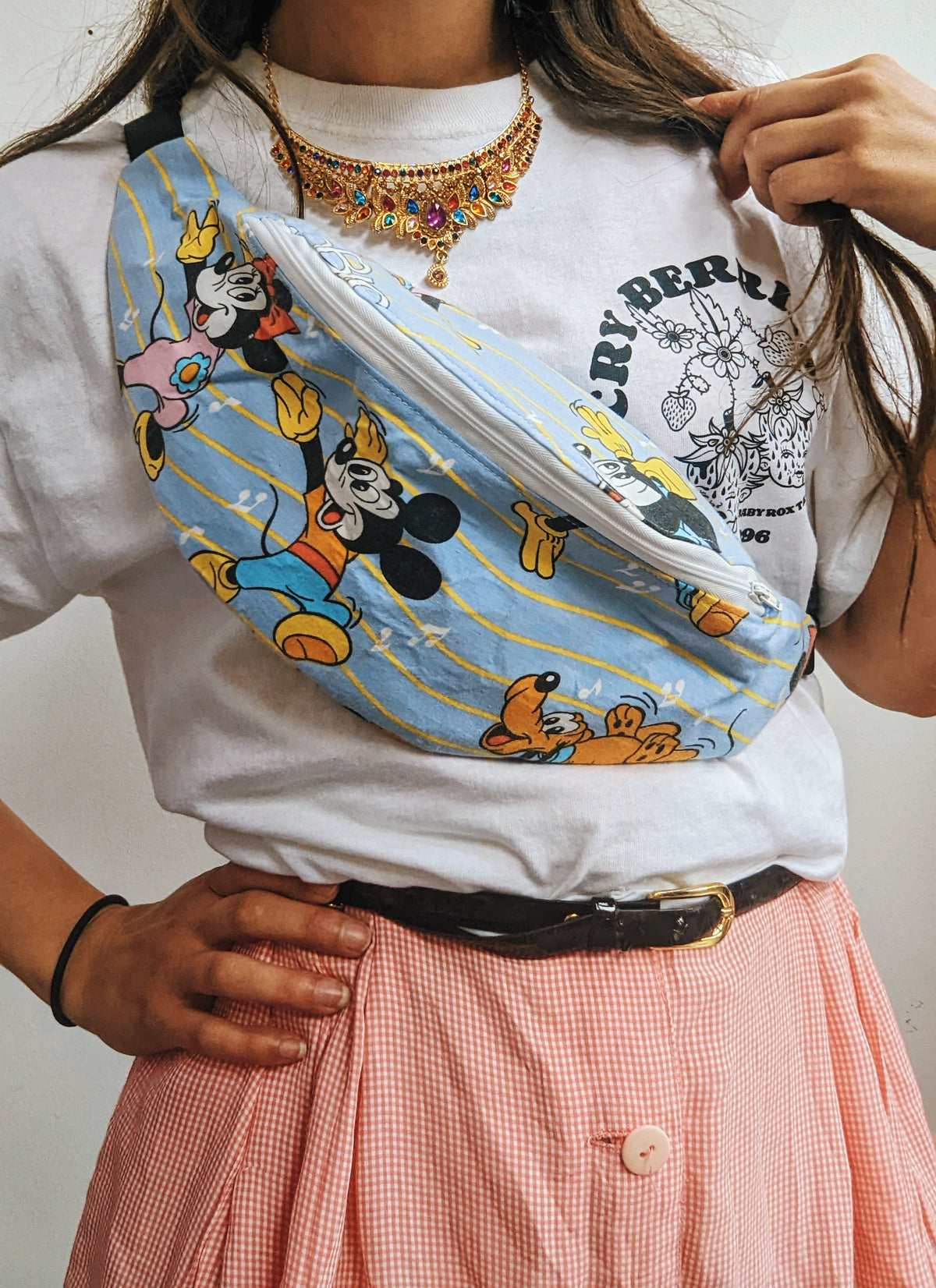 Reworked Duvet Cover bumbag.