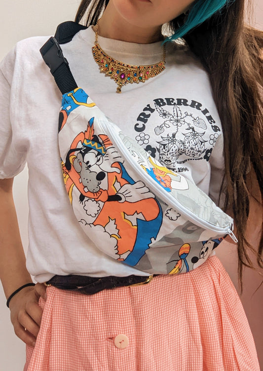 Reworked Duvet Cover bumbag.