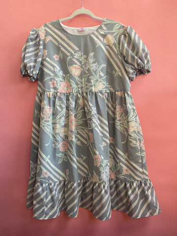Reworked Duvet Cover Dress - Size 12