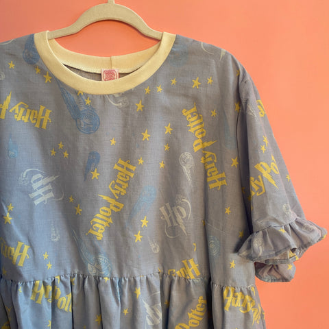 Reworked Duvet Cover Dress - Size 20/22