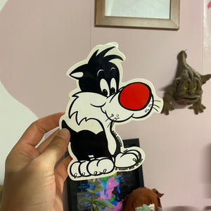 Sylvester Vinyl Sticker Medium