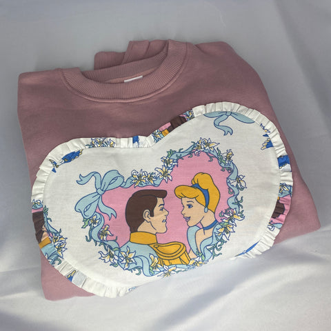 Reworked duvet jumper - Size Small