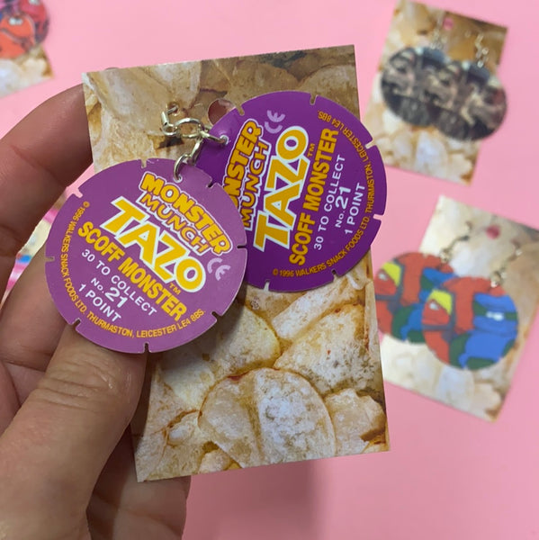 TAZO EARRINGS -Monster Munch