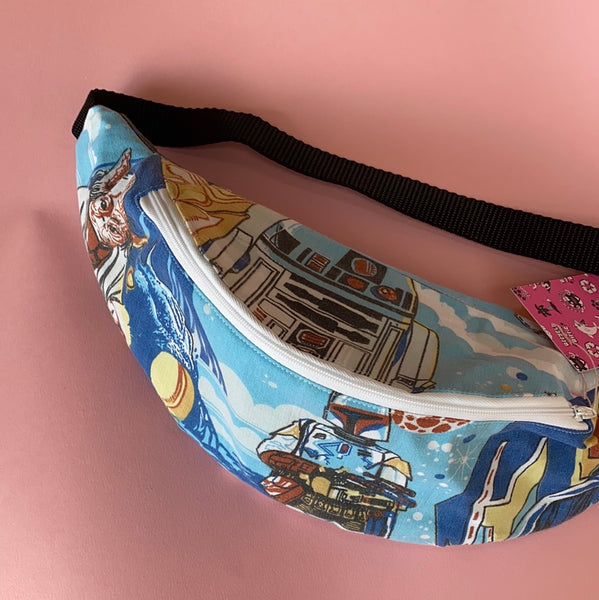 Reworked Duvet Cover bumbag.