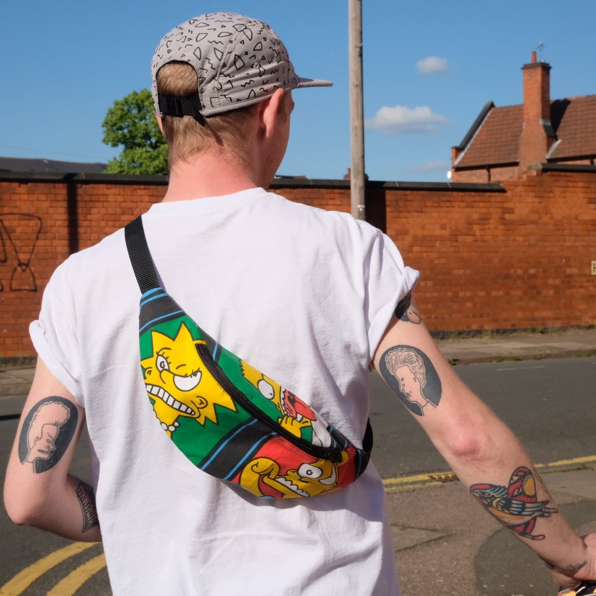 90's fabric bumbag (No. 8)